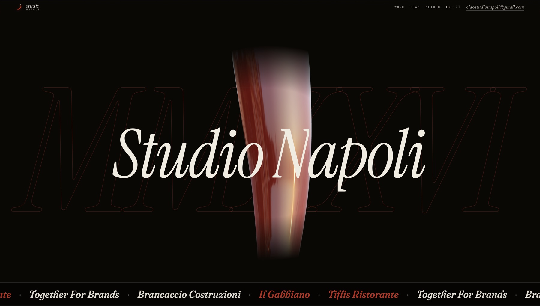Studio Napoli — live website